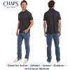 imageChaps Mens Everyday Classic Fit Stretch Active Performance Polo ShirtCharcoal