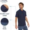imageChaps Mens Everyday Classic Fit Stretch Active Performance Polo ShirtDark Navy