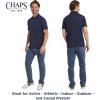 imageChaps Mens Everyday Classic Fit Stretch Active Performance Polo ShirtDark Navy