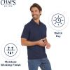 imageChaps Mens Everyday Classic Fit Stretch Active Performance Polo ShirtDark Navy