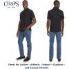 imageChaps Mens Everyday Classic Fit Stretch Active Performance Polo ShirtJet Black