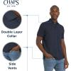 imageChaps Mens Everyday Classic Fit Stretch Active Performance Polo ShirtMajolica Blue