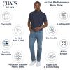 imageChaps Mens Everyday Classic Fit Stretch Active Performance Polo ShirtMajolica Blue