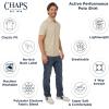 imageChaps Mens Everyday Classic Fit Stretch Active Performance Polo ShirtPale Khaki