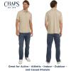 imageChaps Mens Everyday Classic Fit Stretch Active Performance Polo ShirtPale Khaki