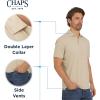 imageChaps Mens Everyday Classic Fit Stretch Active Performance Polo ShirtPale Khaki