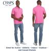imageChaps Mens Everyday Classic Fit Stretch Active Performance Polo ShirtPink Carnation