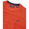 imageChaps Mens Sweater  Heavyweight Classic Fit Knitted Cotton Crewneck Pullover Sweater for Men Sizes S2XLAutumn Leaf