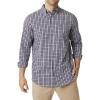 imageChaps Mens Button Down Shirt  Long Sleeve Collared Shirt for Men WrinkleResistant Sustainable XSXL XSmall White Sand Small Plaid