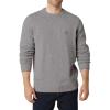 imageChaps Mens Sweater  Heavyweight Classic Fit Knitted Cotton Crewneck Pullover Sweater for Men Sizes S2XLGrey Heather