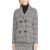 imageChaps WomensPlaid DoubleBreasted Sweater Blazer Black Birdeye Plaid XXL