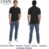 imageChaps Mens Everyday Casual Classic Fit Stretch Pique Polo Shirt S2XLAmerican Black