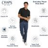 imageChaps Mens Everyday Casual Classic Fit Stretch Pique Polo Shirt S2XLAmerican Black