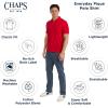 imageChaps Mens Everyday Casual Classic Fit Stretch Pique Polo Shirt S2XLChaps Red