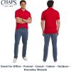 imageChaps Mens Everyday Casual Classic Fit Stretch Pique Polo Shirt S2XLChaps Red