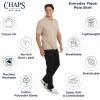 imageChaps Mens Everyday Casual Classic Fit Stretch Pique Polo Shirt S2XLKhaki Heather