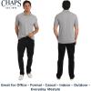 imageChaps Mens Everyday Casual Classic Fit Stretch Pique Polo Shirt S2XLLight Grey Heather