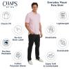 imageChaps Mens Everyday Casual Classic Fit Stretch Pique Polo Shirt S2XLOxford Pink