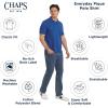 imageChaps Mens Everyday Casual Classic Fit Stretch Pique Polo Shirt S2XLPacific Blue