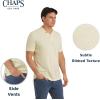 imageChaps Mens Everyday Casual Classic Fit Stretch Pique Polo Shirt S2XLSun Bleached