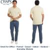 imageChaps Mens Everyday Casual Classic Fit Stretch Pique Polo Shirt S2XLSun Bleached
