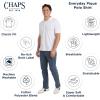 imageChaps Mens Everyday Casual Classic Fit Stretch Pique Polo Shirt S2XLWhite