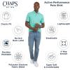 imageChaps Mens Everyday Classic Fit Stretch Active Performance Polo ShirtPool Blue