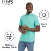 imageChaps Mens Everyday Classic Fit Stretch Active Performance Polo ShirtPool Blue