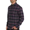 imageChaps Mens Classic Fit Long Sleeve Button Down Stretch Flannel Casual Woven ShirtBlack Multi
