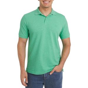 imageChaps Mens Everyday Casual Classic Fit Stretch Pique Polo Shirt S2XLJade