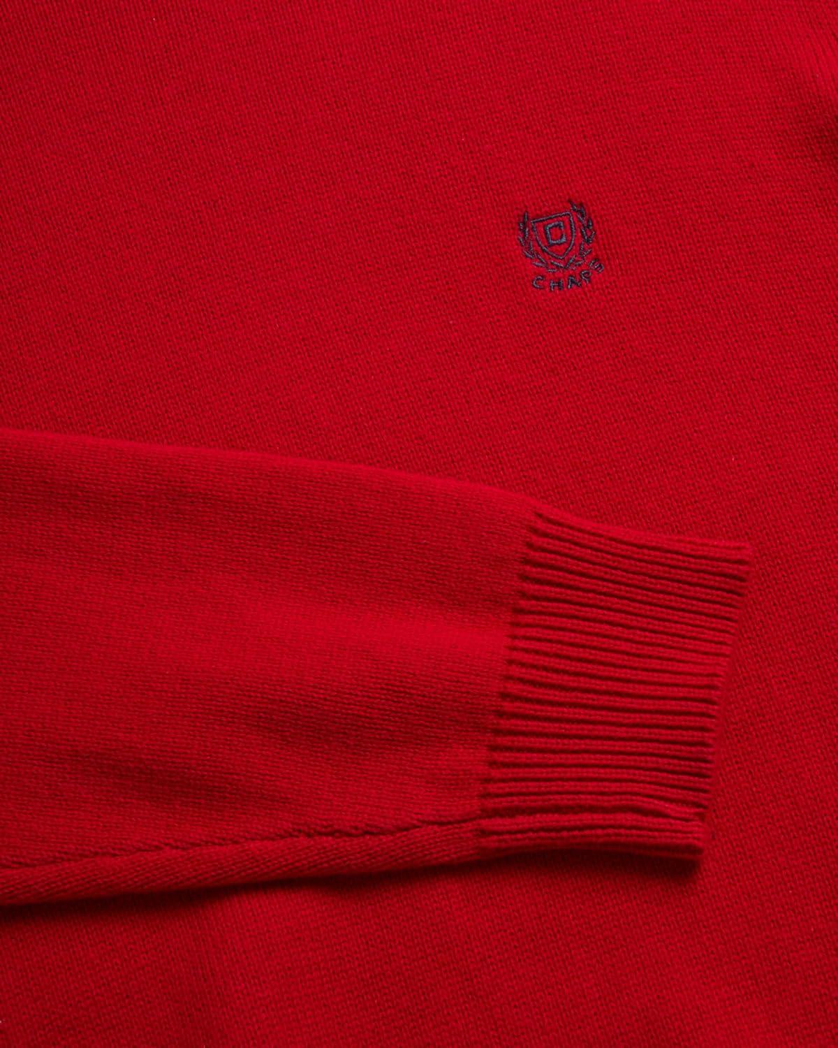 imageChaps Mens Sweater  Heavyweight Classic Fit Cotton Crewneck Pullover Sweater for Men S2XL Size XLarge RedOld