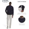 imageChaps Mens Everyday Classic Casual Long Sleeve Super Soft Fleece Midweight Crewneck SweaterAmerican Navy