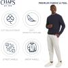 imageChaps Mens Everyday Classic Casual Long Sleeve Super Soft Fleece Midweight Crewneck SweaterAmerican Navy