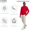 imageChaps Mens Everyday Classic Casual Long Sleeve Super Soft Fleece Midweight Crewneck SweaterChaps Red