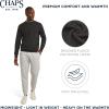 imageChaps Mens Everyday Classic Casual Long Sleeve Super Soft Fleece Midweight Crewneck SweaterCharcoal Heather