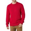 imageChaps Mens Sweater  Heavyweight Classic Fit Cotton Crewneck Pullover Sweater for Men S2XL Size XLarge RedOld