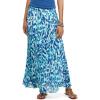 imageChaps Womens Pleated Skirt XL Multi Leaf