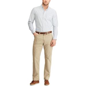 imageChaps Mens Big ampamp Tall Big and Tall Stretch 5 Pocket Twill Pant Hampton Khaki 50B X 34