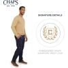 imageChaps Mens Classic Fit Long Sleeve Cotton Jersey Midweight Crewneck SweaterCamel Heather