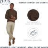 imageChaps Mens Classic Fit Long Sleeve Cotton Jersey Midweight Crewneck SweaterEspresso Heather