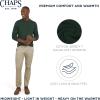 imageChaps Mens Classic Fit Long Sleeve Cotton Jersey Midweight Crewneck SweaterForest Heather