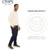 imageChaps Mens Classic Fit Long Sleeve Cotton Jersey Midweight Crewneck SweaterOatmeal Heather