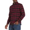 imageChaps Mens Classic Fit Long Sleeve Button Down Stretch Flannel Casual Woven ShirtPomegranate