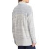 imageChaps Womens OpenFront Patchwork Cardigan CreamBlue Multi Small