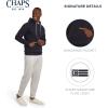 imageChaps Mens Everyday Classic Casual Super Soft Fleece Midweight Hooded SweaterAmerican Navy