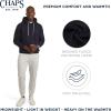 imageChaps Mens Everyday Classic Casual Super Soft Fleece Midweight Hooded SweaterAmerican Navy