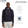 imageChaps Mens Everyday Classic Casual Super Soft Fleece Midweight Hooded SweaterAmerican Navy