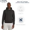 imageChaps Mens Everyday Classic Casual Super Soft Fleece Midweight Hooded SweaterCharcoal Heather