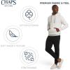 imageChaps Mens Everyday Classic Casual Super Soft Fleece Midweight Hooded SweaterOatmeal Heather