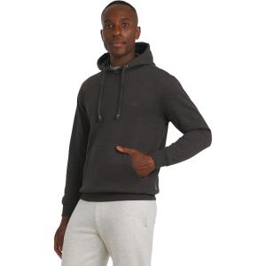 imageChaps Mens Everyday Classic Casual Super Soft Fleece Midweight Hooded SweaterCharcoal Heather